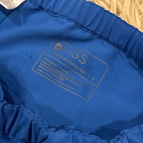 Figs scrub pants size large blue 1657 - Picture 2 of 5